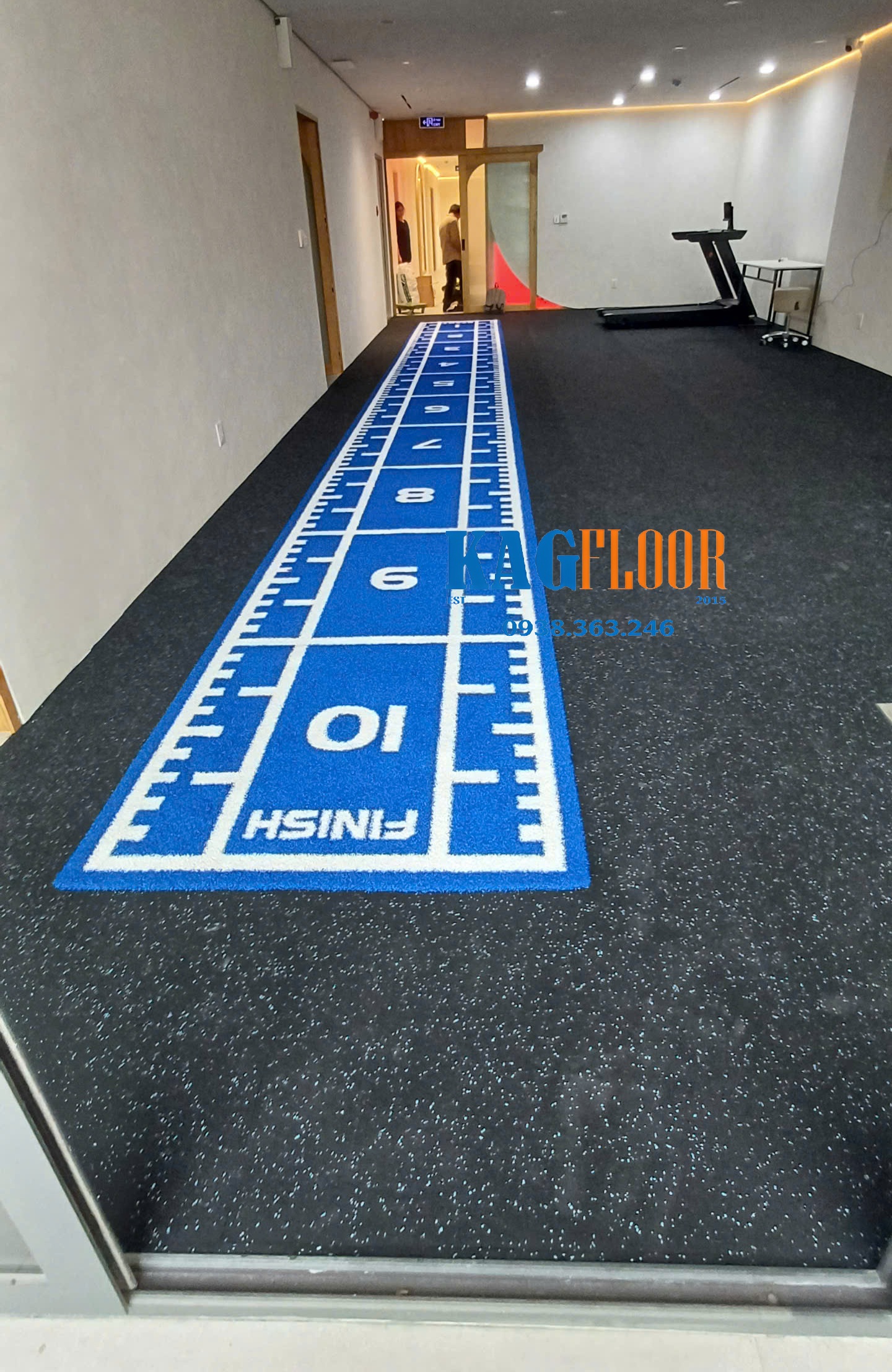 Dự án thảm cao su cuộn và thảm cỏ nhân tạo PARKWAY CARE