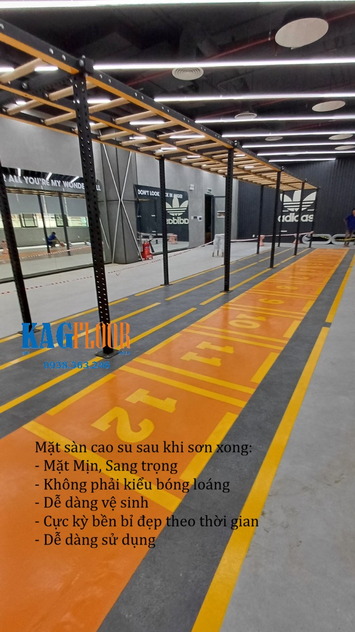 Sơn chuyên dụng cho sàn cao su