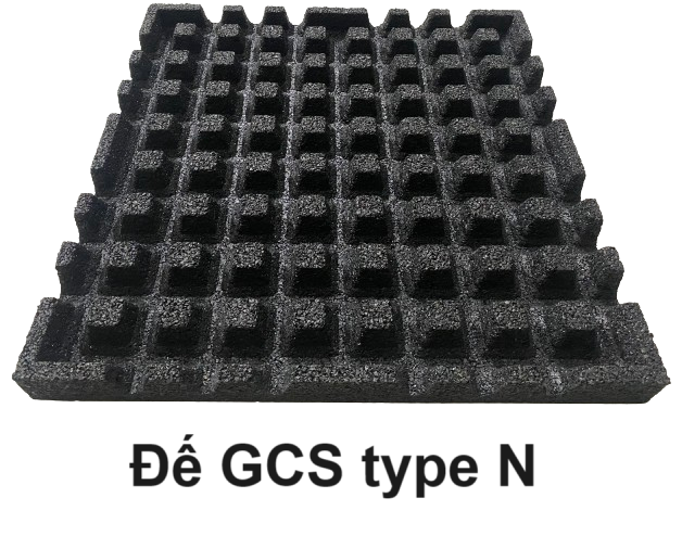 Đế gạch cao su Ergo