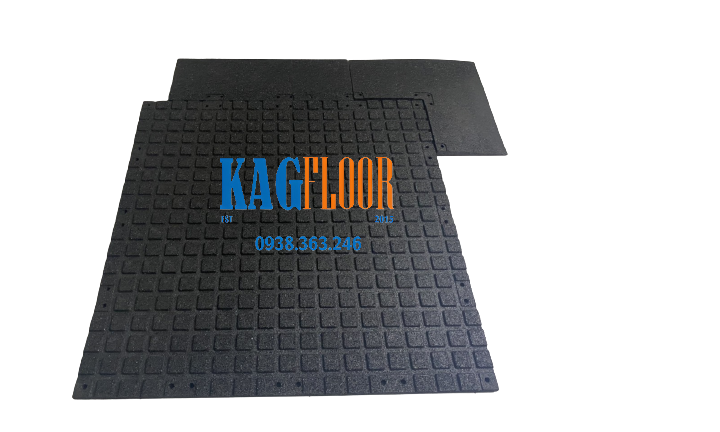 Gạch cao su 1000x1000mm liên kết bằng khớp nối