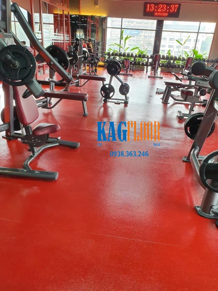 Gạch cao su với màu sắc sặc sỡ - KAG COAT