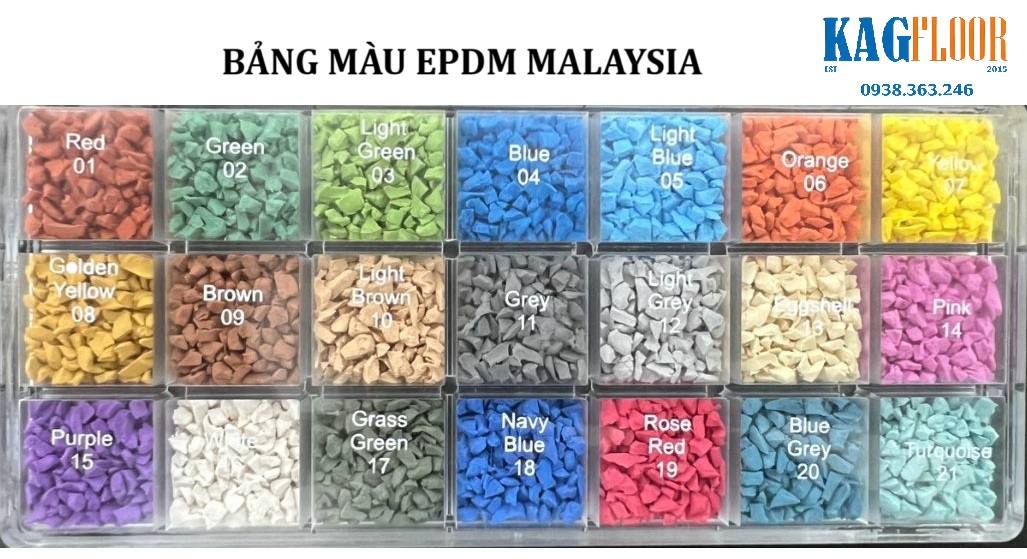 Hạt cao su EPDM Malaysia