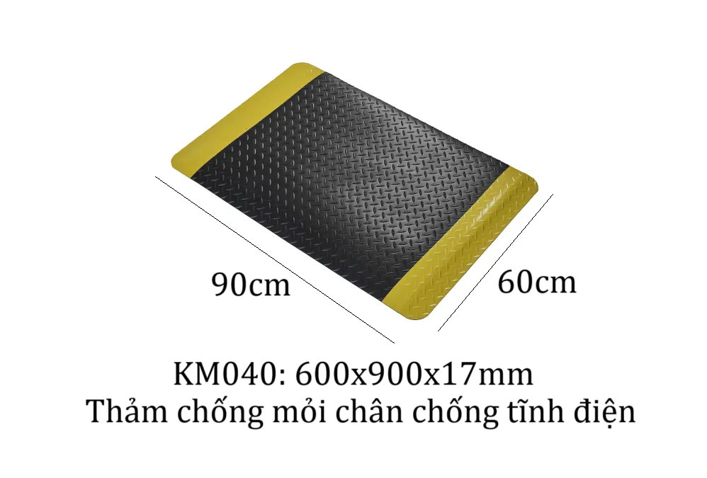 Thảm cao su chống mỏi, chống tĩnh điện KM040